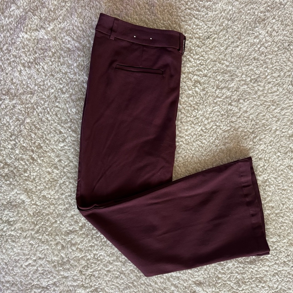 Cato Women's Purple Trousers Size 16P Pockets Mid-Rise Pants
